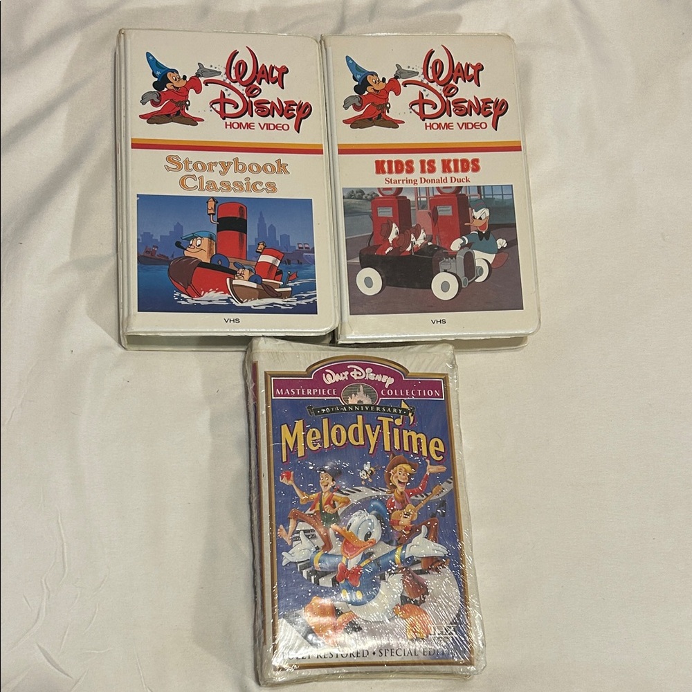 Disney vhs lot Kids is Kids, Storybook Classics